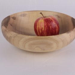 Snackschale aus Nussbaumholz