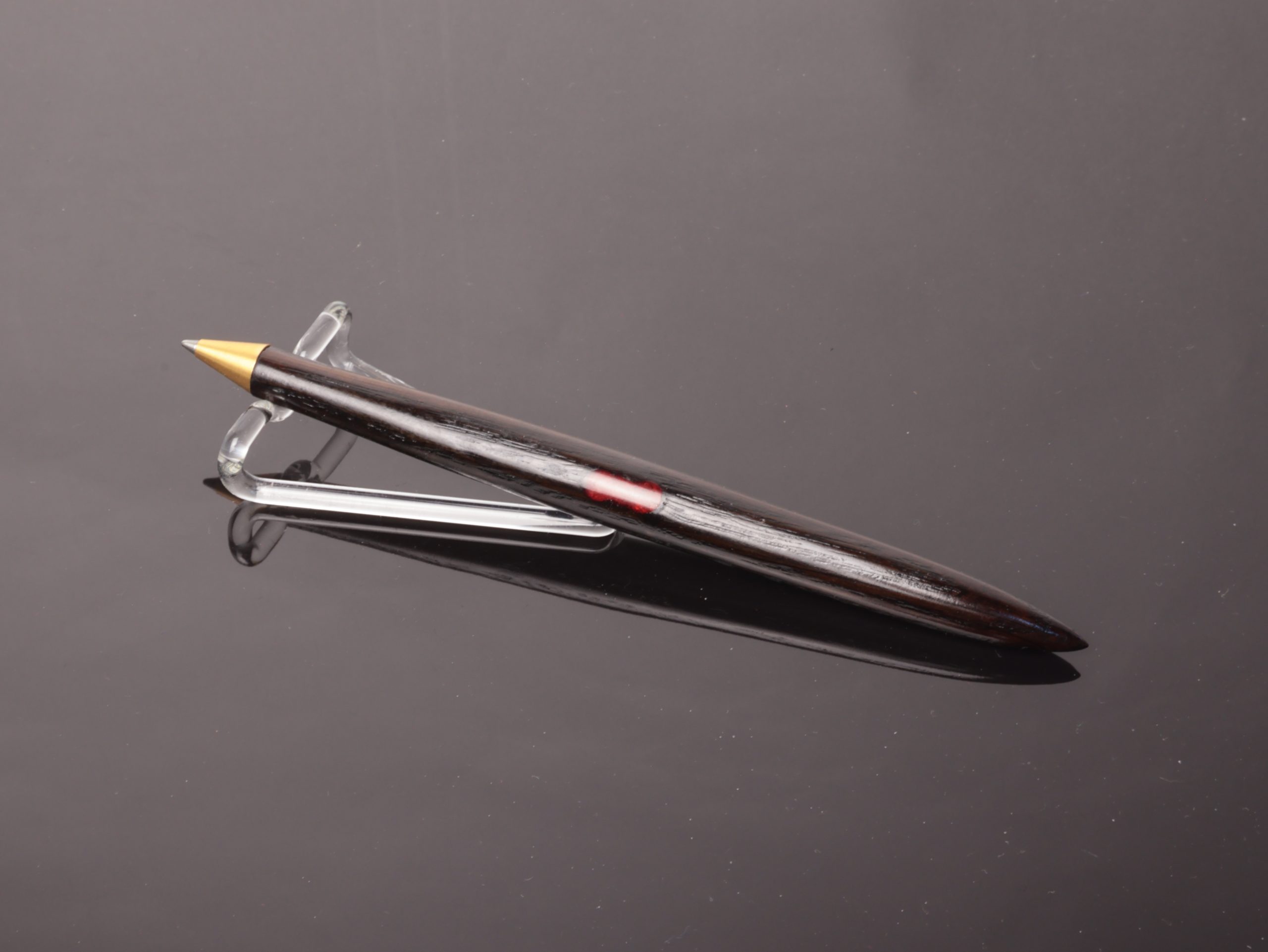 Recycling Kugelschreiber aus Fassdaube mit Urushi – Bild 9